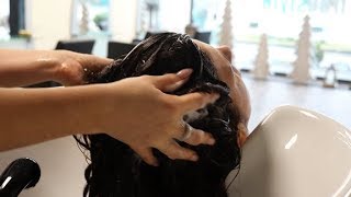 ASMR Hair Washing and Scalp Massage  relaaaax [upl. by Aniat]