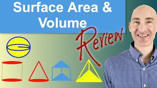 Surface Area and Volume Review Geometry [upl. by Lapo]