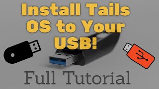 How to Install Tails OS to Your USB Full Tutorial [upl. by Rawdon]