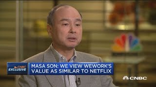 Masa Son on SoftBanks WeWork Investment [upl. by Elleirol536]