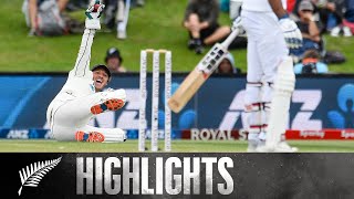 NZ Set 132 To Win  HIGHLIGHTS  BLACKCAPS v India  2nd Test  Day 3 2020 [upl. by Adnahsam]