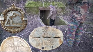 Rare WW2 MEDALS amp DOG TAGS dug up in France [upl. by Acissaj]