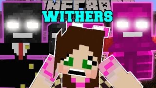 Minecraft MO WITHERS RICH WITHER WITHER GIRL amp VOID WITHER Mod Showcase [upl. by Dnilazor]