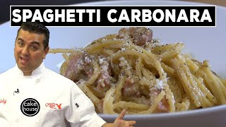 The BEST Spaghetti Carbonara by The Cake Boss  BVK EP02 [upl. by Desirea]