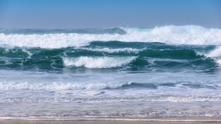 Breaking Waves  1 Hour of Beautiful Pacific Ocean Waves in HD [upl. by Brause]