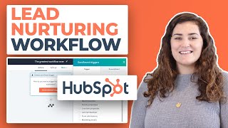 HubSpot Tutorial  How To Create a Lead Nurturing Workflow [upl. by Manoop]