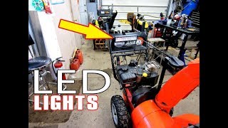 HOWTO Install LED Lights On Your Snowblower Without The Flicker [upl. by Llenyr959]