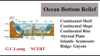 Continental Shelf Slope Rise Abyssal Plain Deepsea Mid Oceanic Ridge OCEAN FLOOR CONFIGURATION [upl. by Yemane]