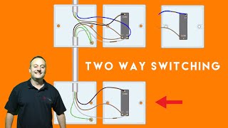 Two Way and Two Way and Intermediate Switches for a Domestic Lighting Circuit Connections Explained [upl. by Gnouhk]