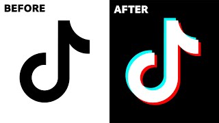 Insanely Easy Way To Recreate The TikTok Logo Effect [upl. by Tito]