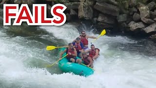 Fails Kayak amp Rafting Fail Compilation [upl. by Killam]