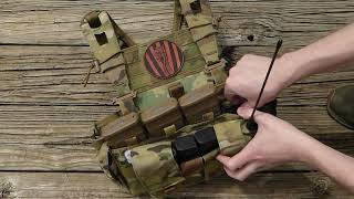 Esstac KYWI  Kydex Retention in a Chest Rig [upl. by Eimerej418]