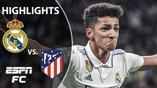 Real Madrid vs Atletico Madrid  LaLiga Highlights  ESPN FC [upl. by Attehcram749]