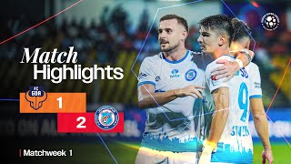 Match Highlights  FC Goa 12 Jamshedpur FC  MW 1  ISL 202425 [upl. by Eseila]