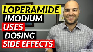 Loperamide Imodium  Uses Dosing Side Effects  Pharmacist Review [upl. by Yllehs]