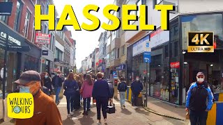 Hasselt Belgium  4K Walking Tour [upl. by Zoa794]