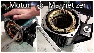 Gutted Electric Motor Into Magnetizer  Demagnetizer [upl. by Utter]