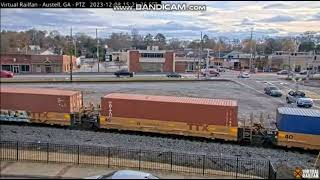 Afternoon Railfanning in Austell GA [upl. by Arrak]