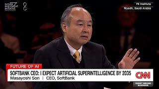 SoftBank CEO on the Future of Artificial Superintelligence [upl. by Naillij]