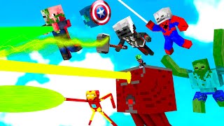 Avengers Life  Craftronix Minecraft Animation [upl. by Ynehpets]