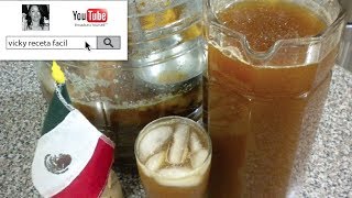 TEPACHE  Vicky Receta Facil [upl. by Mendie]