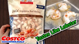 🇦🇷 Wild Argentine Red Shrimp  Costco Product Review [upl. by Atiekan]