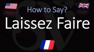 How to Pronounce Laissez Faire CORRECTLY English American French Pronunciation [upl. by Nessej]