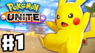 Pokemon Unite  Gameplay Walkthrough Part 1  Intro and Standard Unite Battles Nintendo Switch [upl. by Laing]