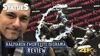 RAGNARÖK THOR ELITE DIORAMA REVIEW FIGURAMA COLLECTORS [upl. by Einahpets805]