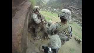 COMBAT FOOTAGE Soldiers Ambushed In Kunar Provence [upl. by Breeze]