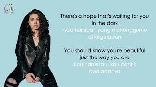 Scars to Your Beautiful  Alessia Cara Lyrics  Terjemahan Indonesia [upl. by Athelstan]