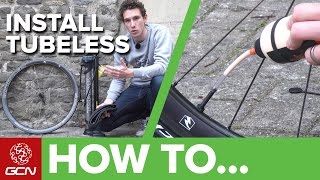 How To Install Tubeless Cyclocross Tyres [upl. by Blackman]