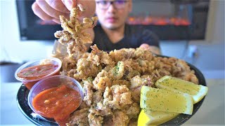 CRISPY FRIED CALAMARI Recipe [upl. by Lleumas406]