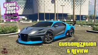 GTA Online  Truffade Thrax  Bugatti Divo Customization Build amp Review  Diamond Casino amp Resort [upl. by Eiboj685]