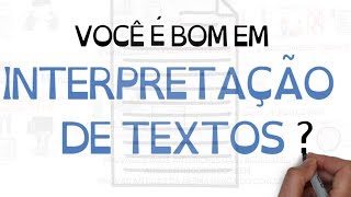 4 Habilidades para INTERPRETAÇÃO DE TEXTOS  Seja Um Estudante Melhor [upl. by Suirred]