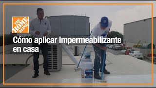 ¿Cómo poner impermeabilizante en el techo [upl. by Starlin]