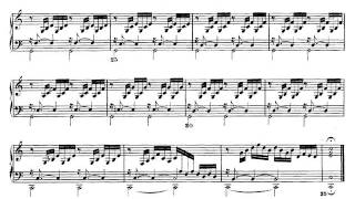 J S Bach El clave bien temperado Preludio y Fuga nº 1 en Do mayor BWV 846 Audición y Partitura [upl. by Merfe]