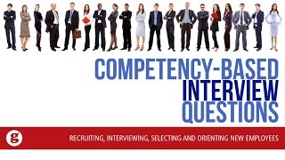 Competency Based Interview Questions [upl. by Klara55]