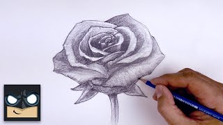 How To Draw A Rose 🌹 Mother’s Day Sketch Tutorial [upl. by Manoop]