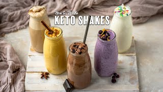 How to Make Keto Shakes  5 Great Flavors [upl. by Lehcyar]