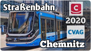 Straßenbahn Chemnitz  Stadtbahn  Chemnitzer Bahn  2020 [upl. by Ardin470]