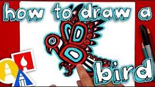 How To Draw A Native American Inspired Bird [upl. by Leugimesoj]