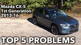 Top 5 Problems Mazda CX5 SUV 1st Generation 201316 [upl. by Church]