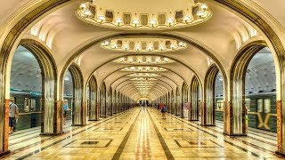 The Top 7 Most Beautiful Moscows Metro Stations [upl. by Zaremski]