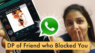 How to see Profile Photo after getting Blocked on WhatsApp🔥 [upl. by Oruam314]