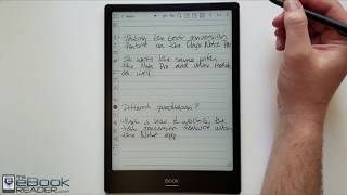 Onyx Boox Convert Handwritten Notes to Typed Text Feature [upl. by Ennairrac118]