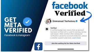 How To Get Verified on Facebook Get META Verified [upl. by Breech]