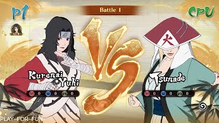 KURENAI YUHI🤩 VS TSUNADE🔥FRENCH DUBBED🤩 [upl. by Frederich791]