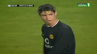 Cristiano Ronaldo Vs Stuttgart Away 01102003 [upl. by Arihs105]