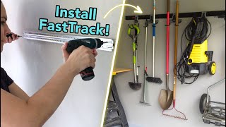 How to Install FastTrack Garage Organization System [upl. by Ettenowtna]